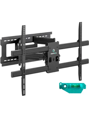 ONKRON 42"-120" кронштейн для телевизора настенный наклонно-поворотный M10, черный / до 100 кг / крепление для телевизора на стену