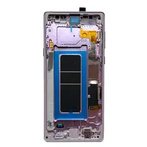 Дисплей в сборе с рамкой для Samsung Note 9 SM-N960F фиолетовый