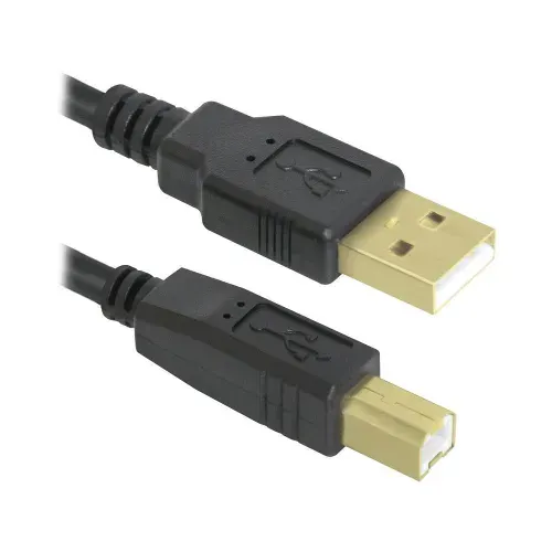 Defender кабели USB04 - 10 PRO Кабель USB 2.0 для соед. 3.0м AM BM , зол.конт, 2фер.фил. 87431