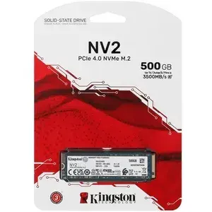 Kingston 500 ГБ Внутренний SSD-диск , M.2, PCI-E 4.0 (SNV2S/500G)
