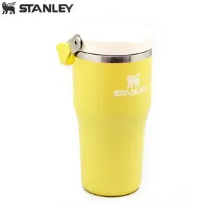 Термостакан Stanley IceFlow 2.0 Flip Straw Tumbler с трубочкой 0,591L Желтый нарцисс