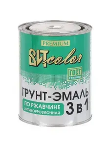 Грунт-эмаль ВИТ по ржавчине 3в1, алкидная, белая, 0.8 кг