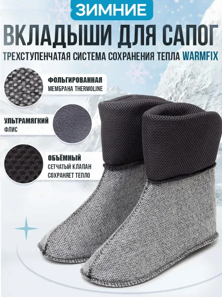 ЭРА РА Вкладыш для сапог зимний утепленный