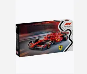 Конструктор гоночная машина Ferrari SF-24 F1 ( сопоставим с 77242 Speed Champions, красный болид формула 1 )