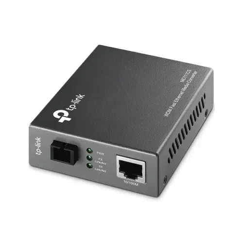 Tp - Link Медиаконвертер MC111CS, 100BASE - FX, 10 100Base - TX, с поддержкой WDM и Auto MDI MDI - X