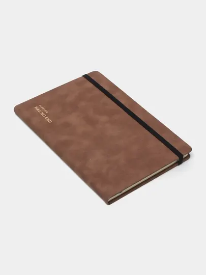 Ежедневник Deli N124G, A5, 96 листов, 70 гр, коричневый