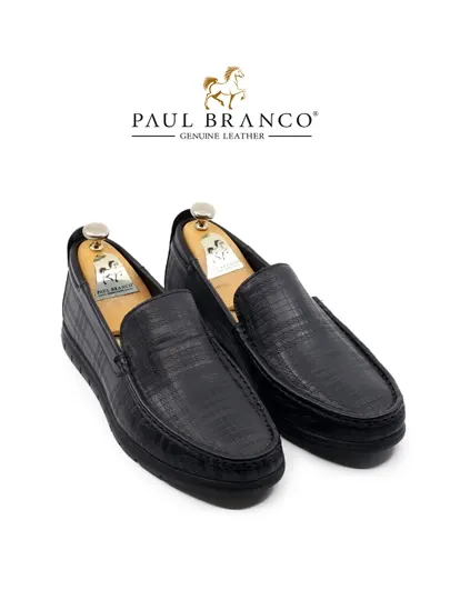 Лоферы из натуральной кожи, мужские мокасины Paul Branco 96502