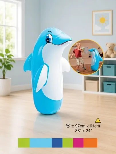 Надувная игрушка INTEX в форме дельфина — 97×61 см