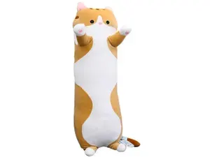 Мягкая игрушка кот батон / длинный кот 130 см