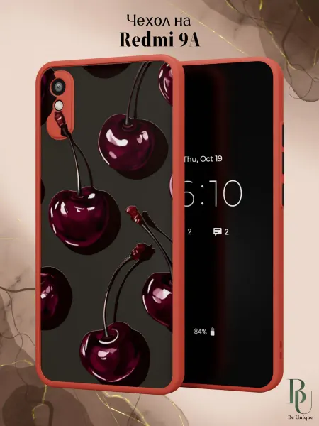 Be Unique Чехол бампер на Redmi 9A Вишни