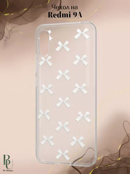 Be Unique Чехол на Redmi 9A с принтом Бантики