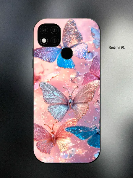 ANP Case Чехол на Redmi 9C с бабочками