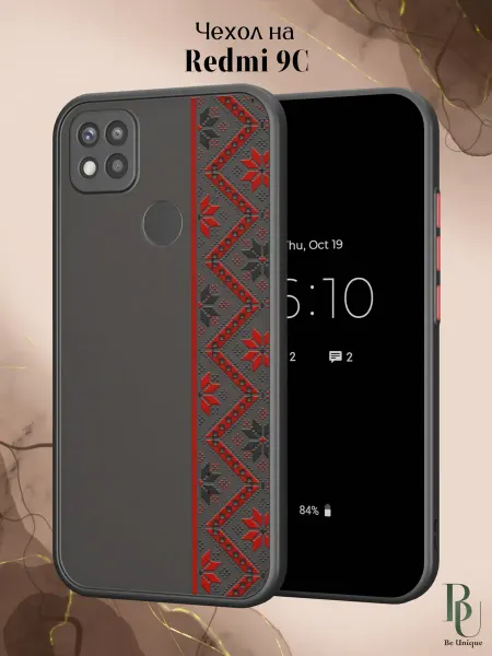 Be Unique Чехол бампер на Redmi 9C ковер узор