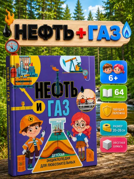 Владис Нефть и газ. Детская энциклопедия для любознательных