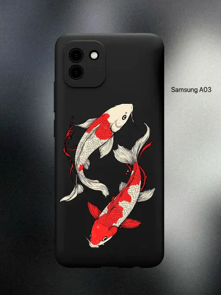 ABX-case Чехол на Samsung A03 с рыбами
