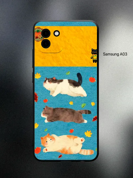 ESSE CASE Чехол на Samsung A03 с котом
