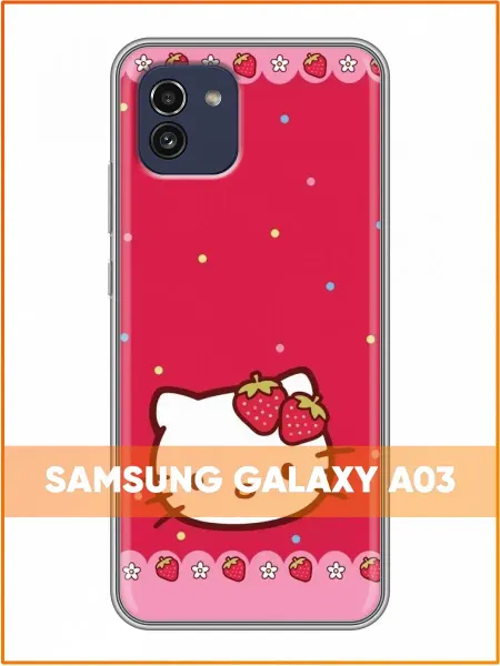 Case Face Чехол на Samsung Galaxy A03 с принтом Хеллоу Китти