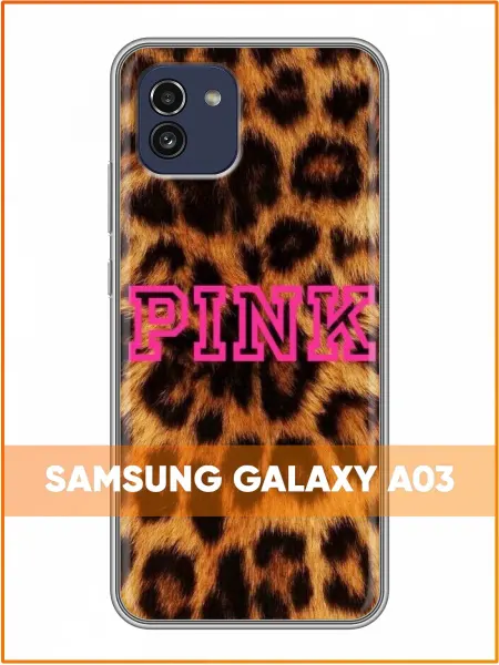 Case Face Чехол на Samsung Galaxy A03 с принтом Леопард