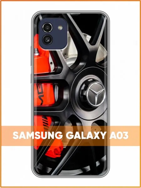 Case Face Чехол на Samsung Galaxy A03 с принтом Мерседес