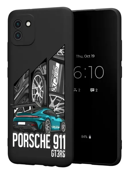 YG case Чехол на Samsung A03 с принтом Porsche