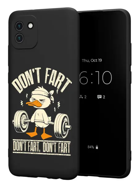 YG case Чехол на Samsung A03 с принтом Утка-качок