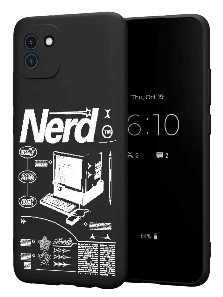 YG case Чехол на Samsung A03 с принтом Y2K