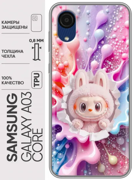 Trendmall Чехол на Samsung Galaxy A03 Core Labubu Лабубу