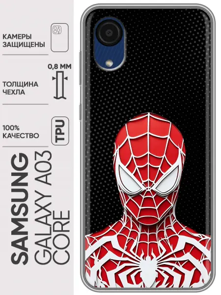 Trendmall Чехол на Samsung Galaxy A03 Core Spiderman