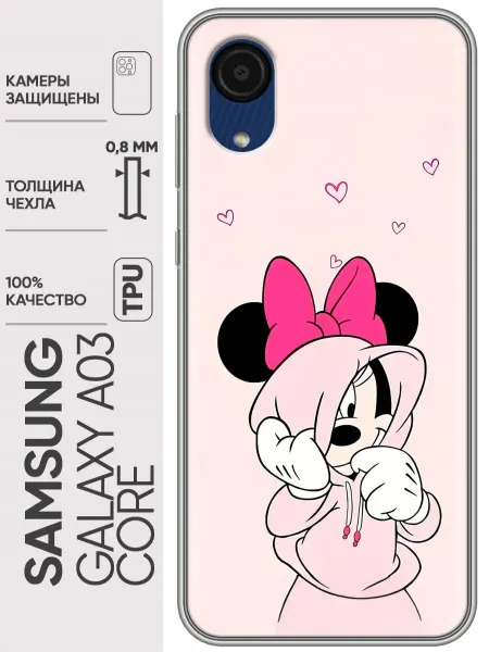 Trendmall Чехол на Samsung Galaxy A03 Core Том и Джерри для девочки