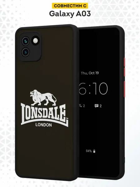 DesignOnCase Чехол бампер на Samsung A03 с принтом Lonsdale