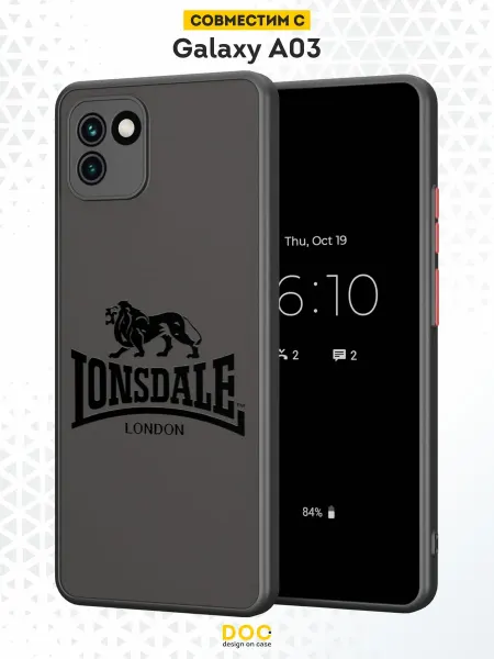DesignOnCase Чехол Бампер на Samsung A03 с принтом Бренд