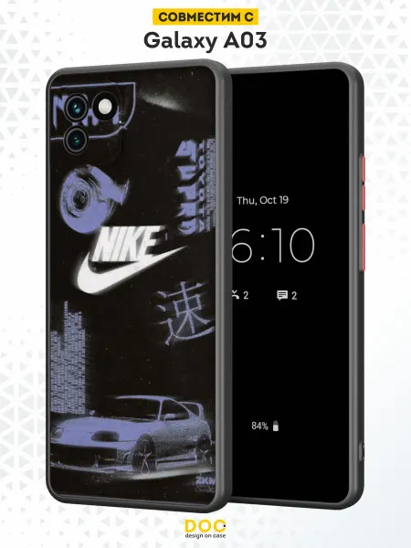 DesignOnCase Чехол Бампер на Samsung A03 с принтом Toyota