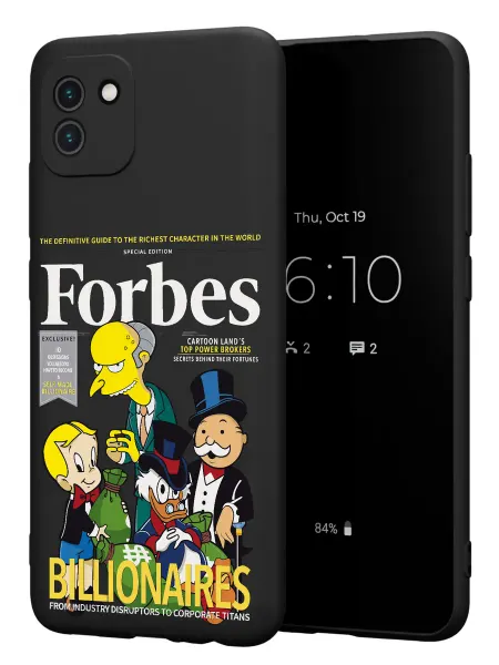 FACTORIA Чехол на Samsung A03 с принтом Forbes