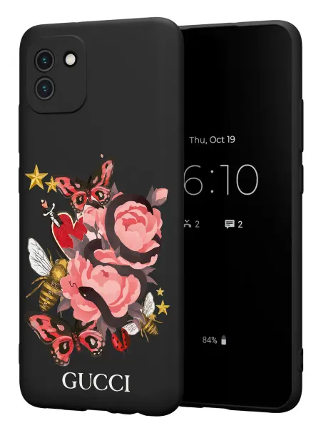 FACTORIA Чехол на Samsung A03 с принтом Gucci