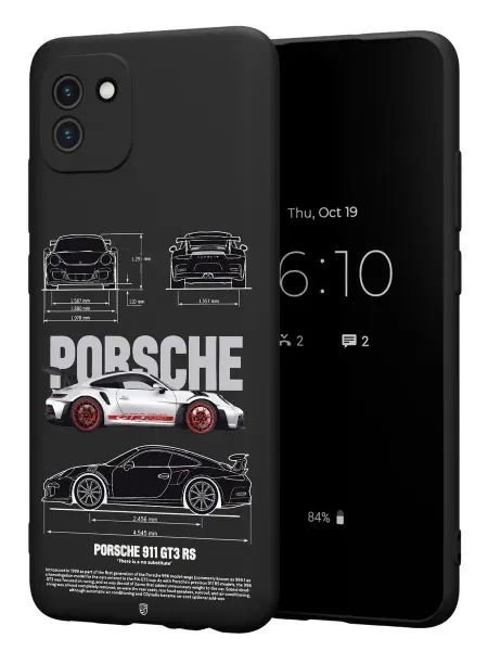 FACTORIA Чехол на Samsung A03 с принтом Porsche
