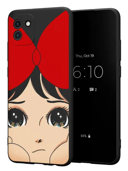 FACTORIA Чехол на Samsung A03 с принтом Девочка анииме
