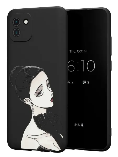 FACTORIA Чехол на Samsung A03 с принтом Девушка