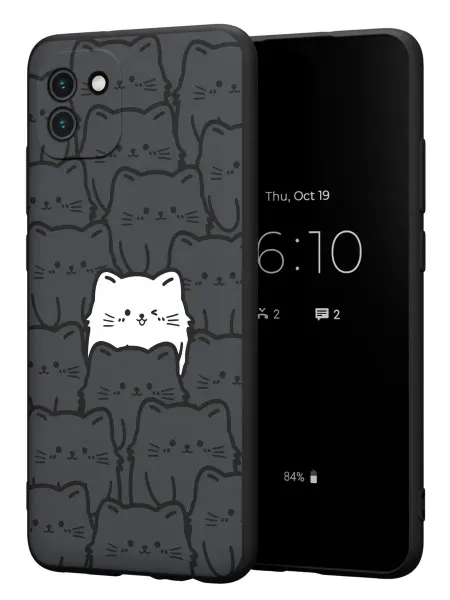 FACTORIA Чехол на Samsung A03 с принтом Котики