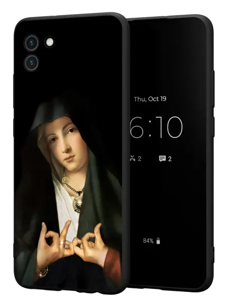 FACTORIA Чехол на Samsung A03 с принтом Мадонна мем