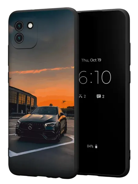 FACTORIA Чехол на Samsung A03 с принтом Мерседес