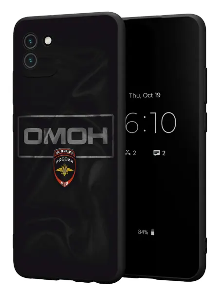 FACTORIA Чехол на Samsung A03 с принтом ОМОН