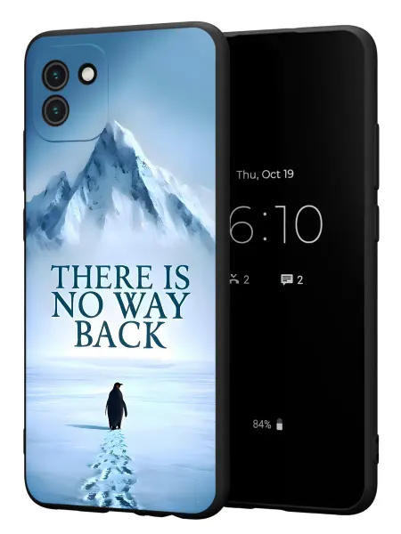 FACTORIA Чехол на Samsung A03 с принтом Пингвин