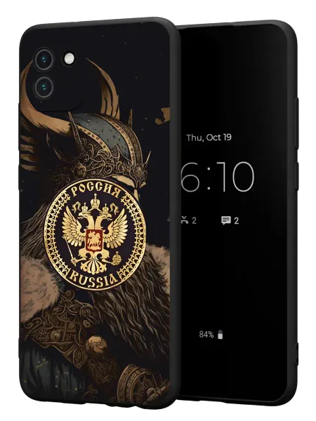 FACTORIA Чехол на Samsung A03 с принтом Россия