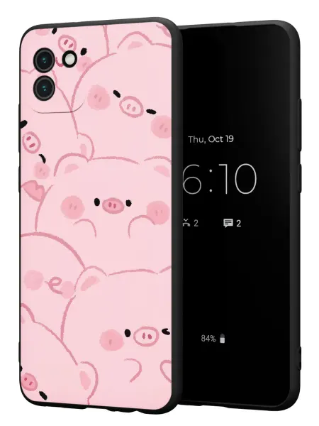 FACTORIA Чехол на Samsung A03 с принтом Свинки