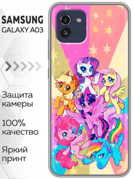 Marketclub Чехол на Samsung Galaxy A03 My little pony Дружба чудо