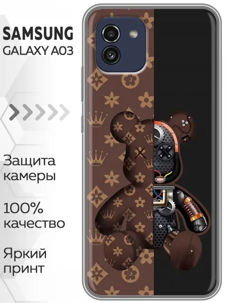 Marketclub Чехол на Samsung Galaxy A03 Медведь мишка