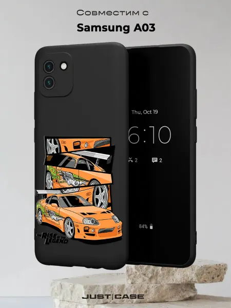 Принт-бутик Чехол на Samsung A03 с принтом Машина Тойота