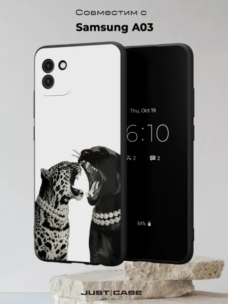 Принт-бутик Чехол на Samsung A03 с принтом Хищники