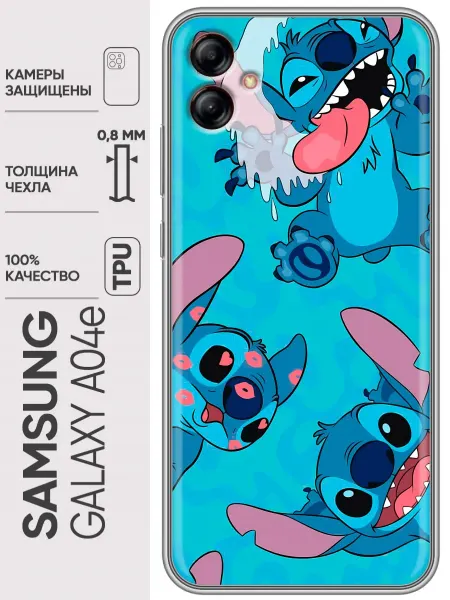 Trendmall Чехол на Samsung Galaxy A04e Лило и Стич
