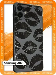 Чехол силиконовый с рисунком поцелуй на Samsung A07, для Самсунг А07